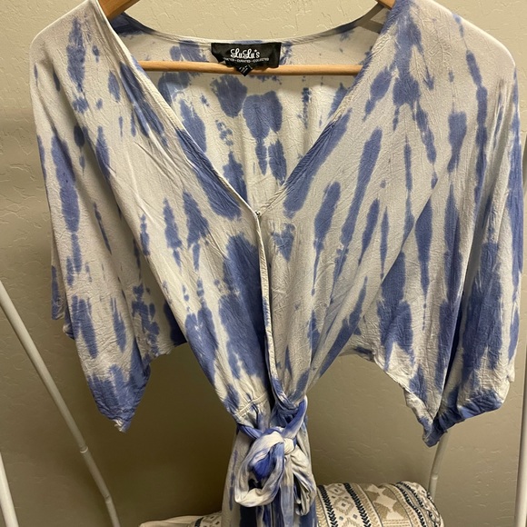 Lulu's tie dye romper - Picture 2 of 5